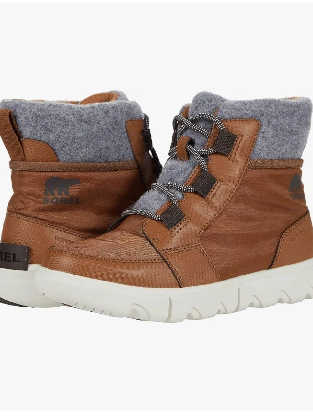 Sorel Women's Winter Boots Snow, Velvet Tan Blackened Brown, Waterproof